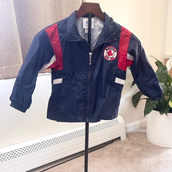 Mlb Genuine Merchandise Other - Kids Navy and Red Boston Red Sox Windbreaker Jacket